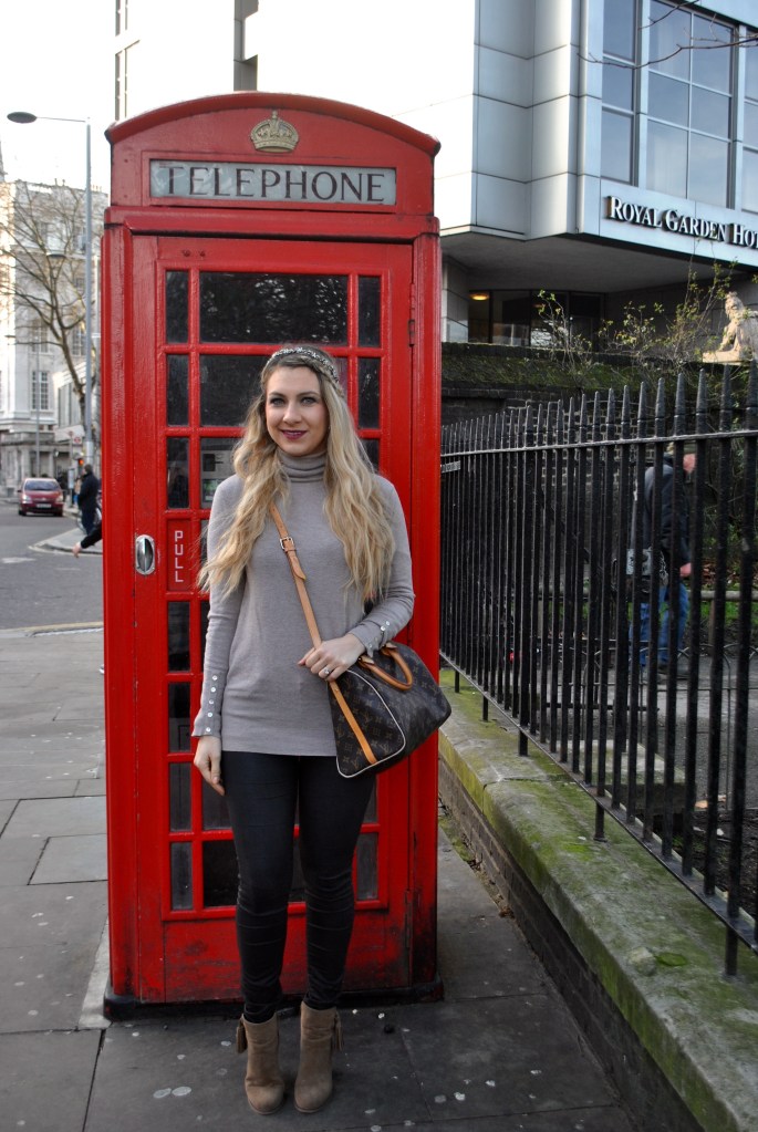london street style madamedaniel vuitton bag ombre coat 
