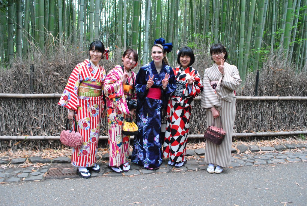 Bamboo forest Kyoto madamedaniel yukata kimono 