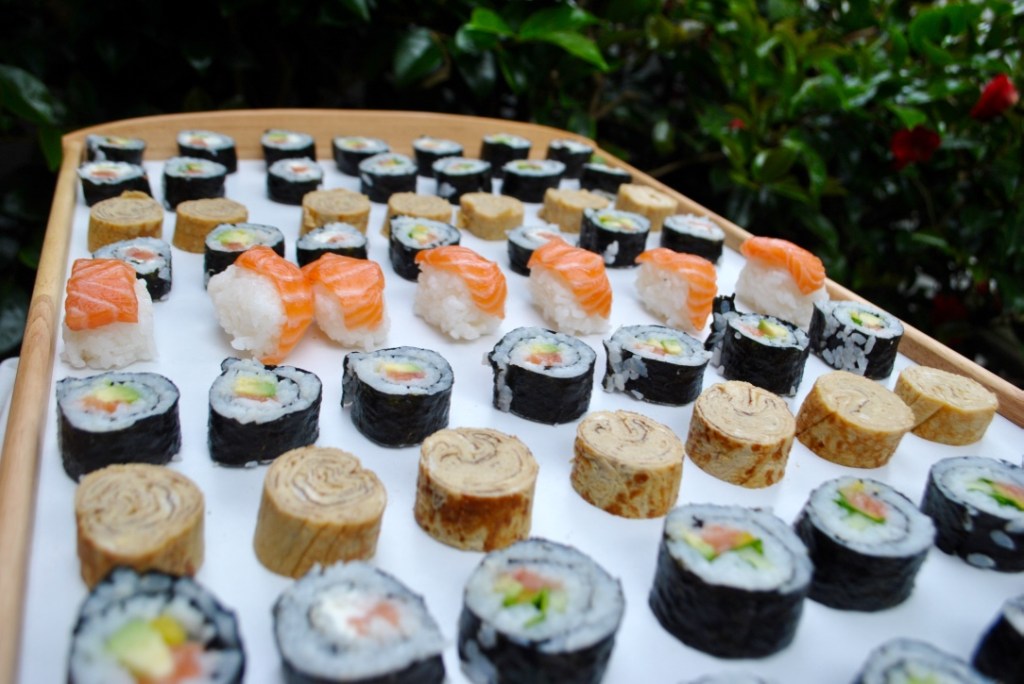 sushi party madamedaniel fête japonaise