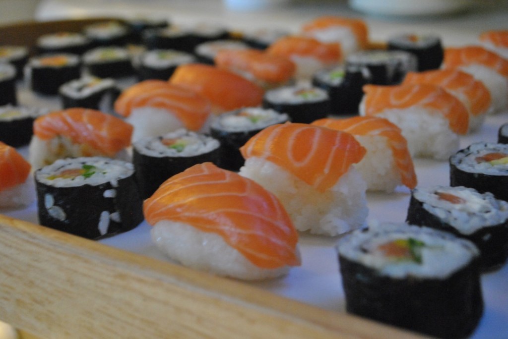 sushi party madamedaniel fête japonaise