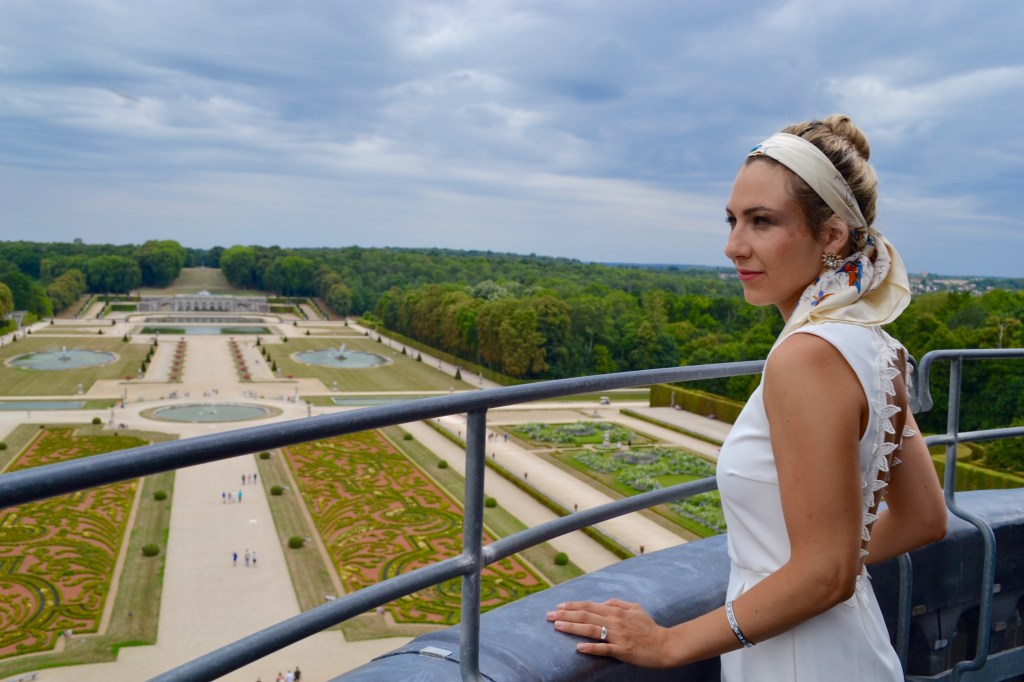 Vaux le Vicomte madamedaniel robe blanche chateau paris les chandelles madame daniel 
