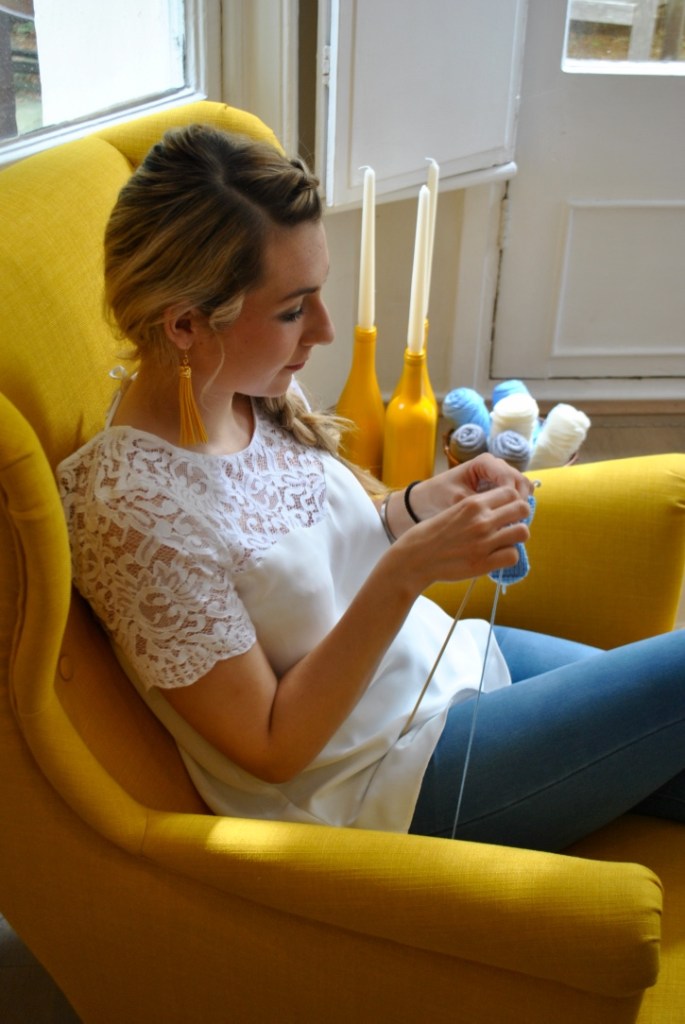 madamedaniel designs tricot chaussons baby bootie handmade 