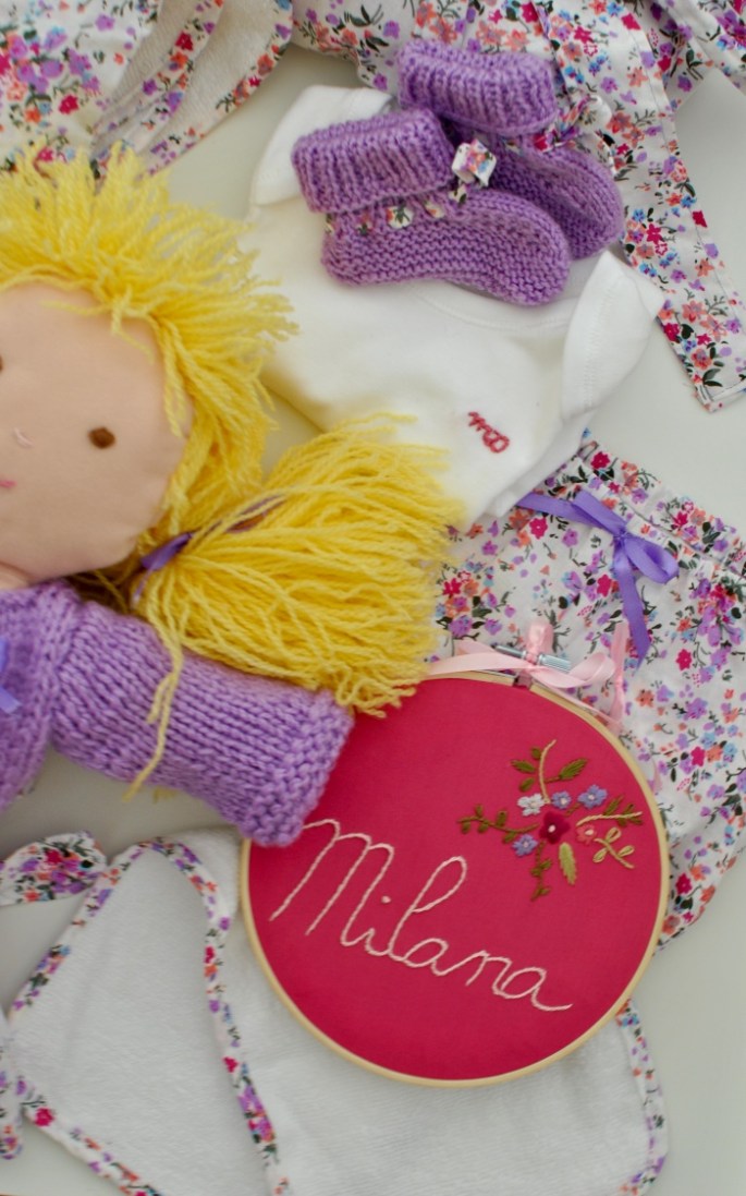 cadeau naissance madamedaniel milana cadeau bébé cousu main DIY