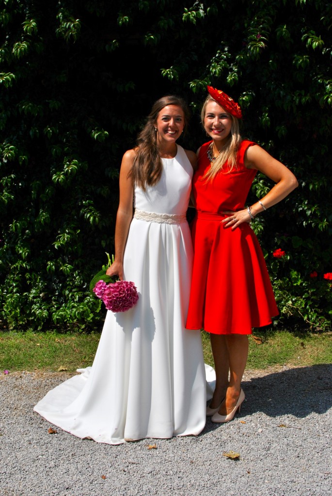 Rocio y Earl mariage wedding boda madamedaniel robe jade lolita wearlemonade louis antoinette YSL clutch orange wedding guest dress santander boda