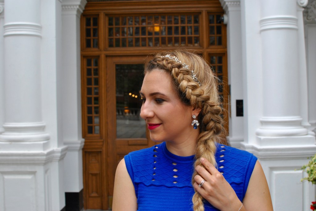 royal albert hall tea time madamedaniel avis londres bloggeuse voyage manolo bleu blue ted baker dress